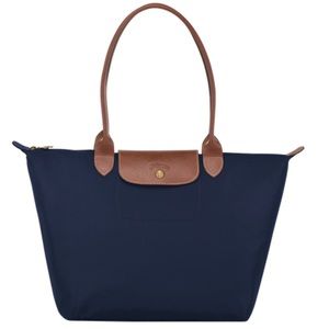 Large Navy Longchamp Tote